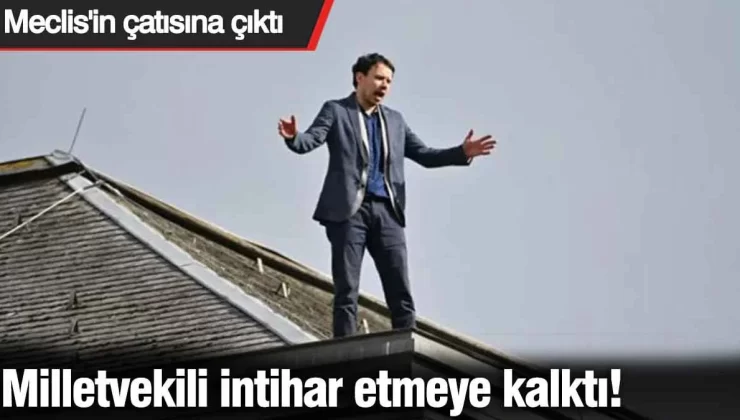 Milletvekili Meclis’in çatısına çıkıp atlamaya kalktı! Slovenya’da büyük kriz