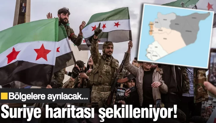 Suriye haritası şekilleniyor! Bölgelere ayrılacak