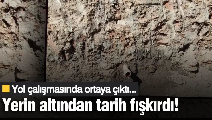 Trabzon’da yol çalışmasında tarihi miras keşfedildi! Geçmişten günümüze gelen su yolu şaşırttı!