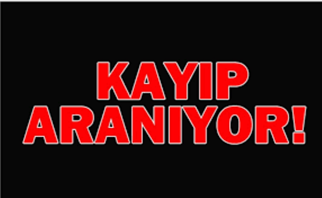 Kayıp aranıyor !..