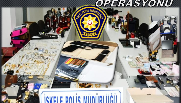 İskele Polis Müdürlüğündeki Çalıntı eşyalar sahibini bekliyor