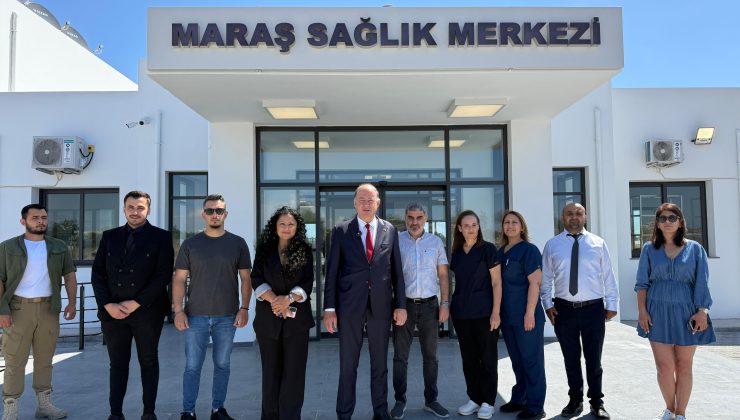 Dinçyürek ”Maraş Sağlık Merkezi hizmete hazır hale geliyor”