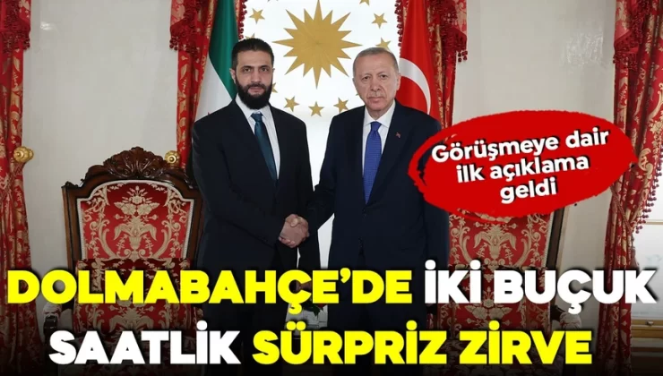 İstanbul’da kritik zirve! Cumhurbaşkanı Erdoğan Şara’yı kabul etti! İşte görüşmenin detayları