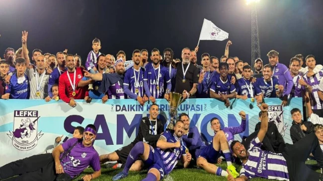 Lefke, MTG’yi 3-1 mağlup ederek Kıbrıs Kupası şampiyonu oldu