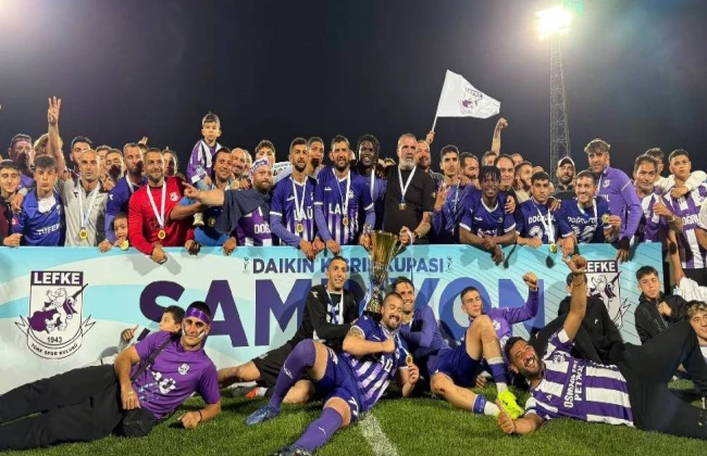 Lefke, MTG’yi 3-1 mağlup ederek Kıbrıs Kupası şampiyonu oldu