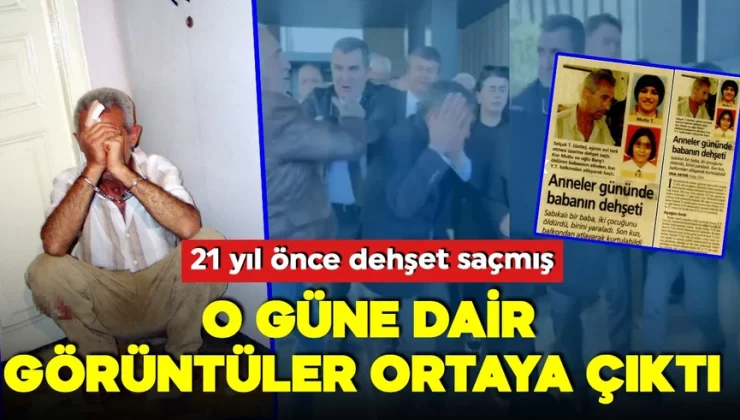Saldırının arkasından suç makinesi çıktı! İşte 21 yıl öncesine ait görüntüler!