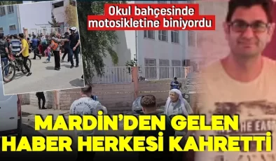 Mardin’den bir acı haber daha geldi ! Sınıf öğretmeni okul bahçesinde öldürüldü