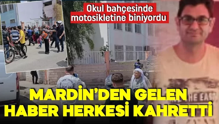 Mardin’den bir acı haber daha geldi ! Sınıf öğretmeni okul bahçesinde öldürüldü