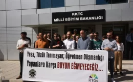 KTÖS ve KTOEÖS pazartesi günü Eğitim Bakanlığı önünde olacak
