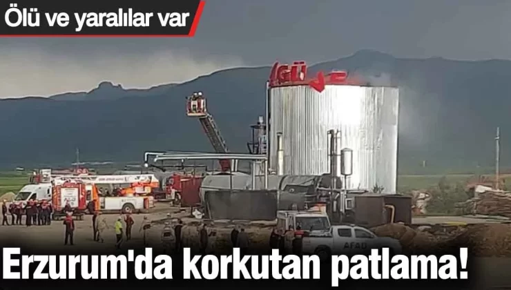 Erzurum’da korkutan patlama! Ölü ve yaralılar var