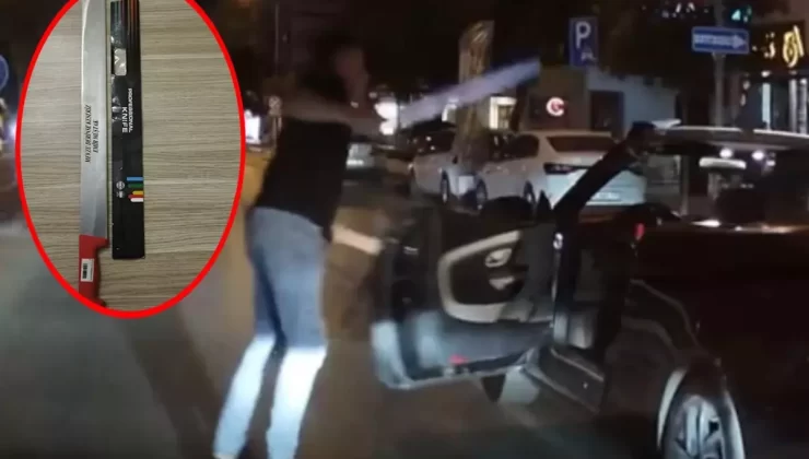 Tartıştığı motosikletlinin üzerine döner bıçağıyla yürüyen sürücü tutuklandı