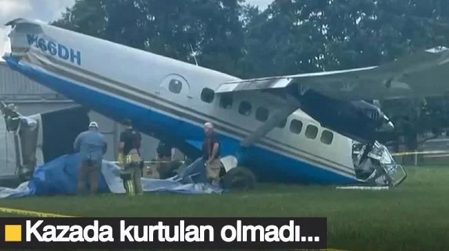 ABD’de uçak faciası: Kazada kurtulan olmadı…