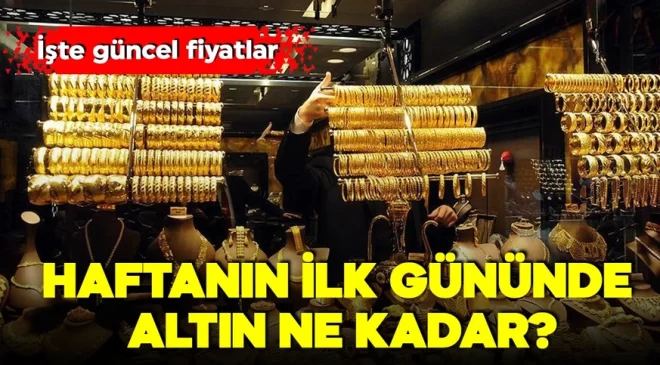 Altın haftaya güçlü başladı! 30 Haziran gram altın, çeyrek altın ne kadar oldu? İşte güncel fiyatlar