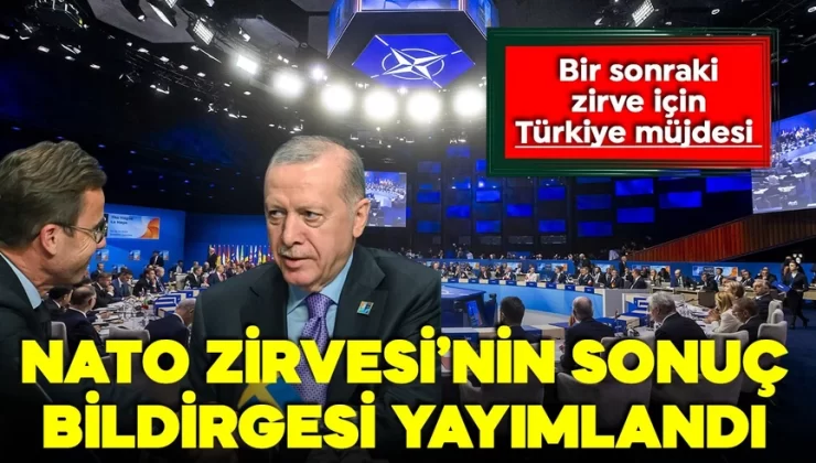 NATO Zirvesi sona erdi! Bildirge yayımlandı!