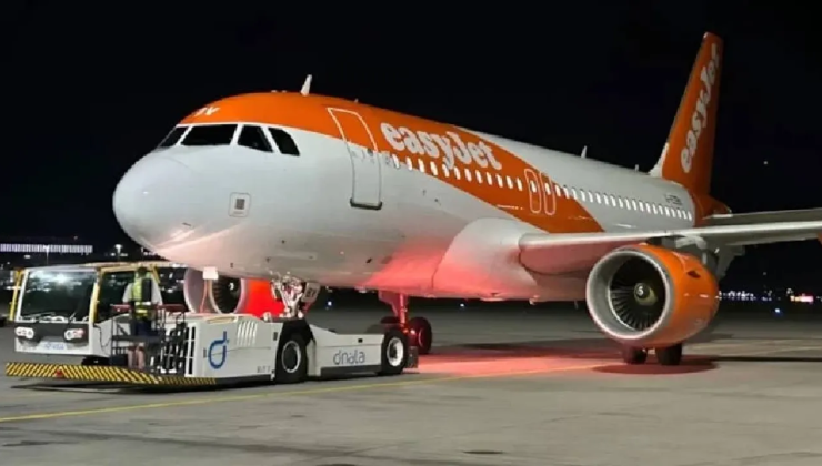 Baf’tan İngiltere’ye gitmekte olan Easyjet uçağı İzmir’e acil iniş yaptı