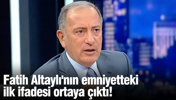 Tutuklanan gazeteci Fatih Altaylı’nın emniyetteki ilk ifadesi ortaya çıktı