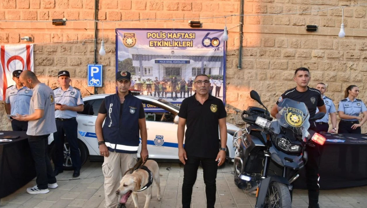 Polis Örgütü’nün kuruluşunun 61. yıldönümü kapsamında düzenlenen “Polis Birimleri Tanıtım Etkinliği” gerçekleşti