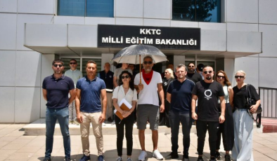 KTOEÖS, Eğitim Bakanlığı önünde eylem yaptı