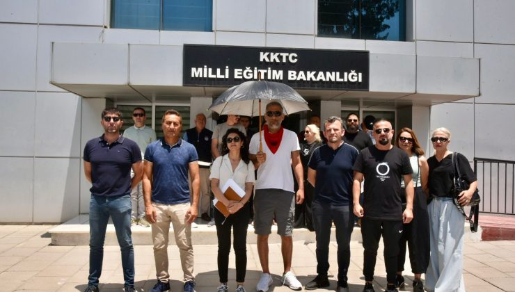 KTOEÖS, Eğitim Bakanlığı önünde eylem yaptı