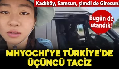 Kadıköy, Samsun, şimdi de Giresun! Güney Koreli fenomen Mhyochi yine sözlü tacize uğradı