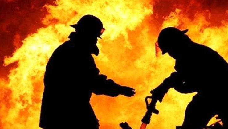 Atlılar köyü Ağıllar bölgesinde çıkan yangın zeytinlik alana zarar verdi