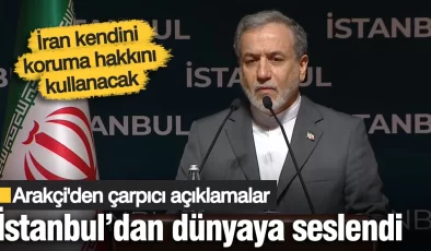 İran Dışişleri Bakanı Erakçi, İstanbul’dan ilan etti ”Bu saldırıya cevap vereceğiz”