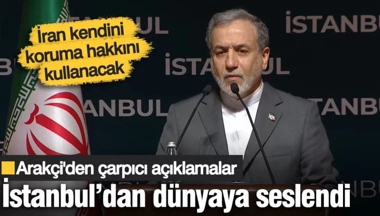 İran Dışişleri Bakanı Erakçi, İstanbul’dan ilan etti ”Bu saldırıya cevap vereceğiz”