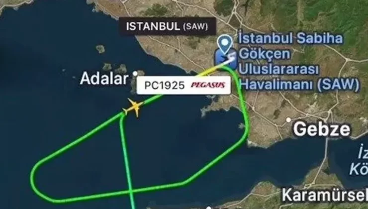 Ercan – İstanbul seferini yapan uçak, pisti pas geçmek zorunda kaldı