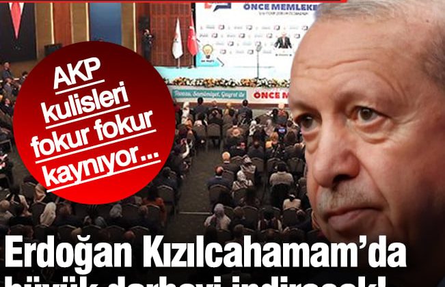 Erdoğan Kızılcahamam Kampı’nda büyük darbeyi indirecek! AKP kulisleri kaynıyor. Birçok bakan ve yardımcıları değişecek.