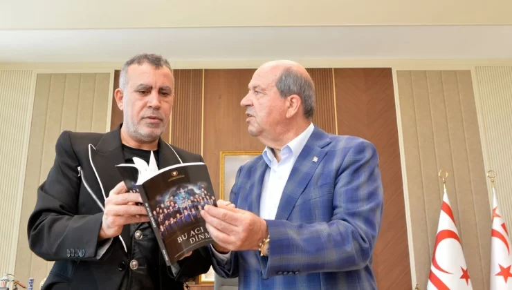Cumhurbaşkanı Tatar ile sanatçi Haluk Levent ‘Şampiyon Melekler ” ile ilgili projeleri konuştu