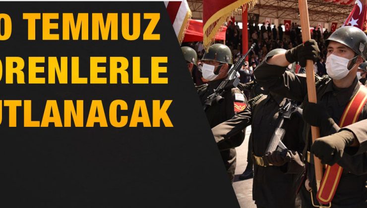 20 Temmuz Barış ve Özgürlük Bayramı törenlerle kutlanacak