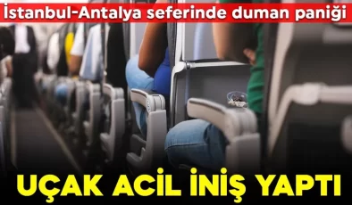 THY uçağı dumanlar içinde kaldı! Büyük tehilke. Yolcular acil tahliye edild