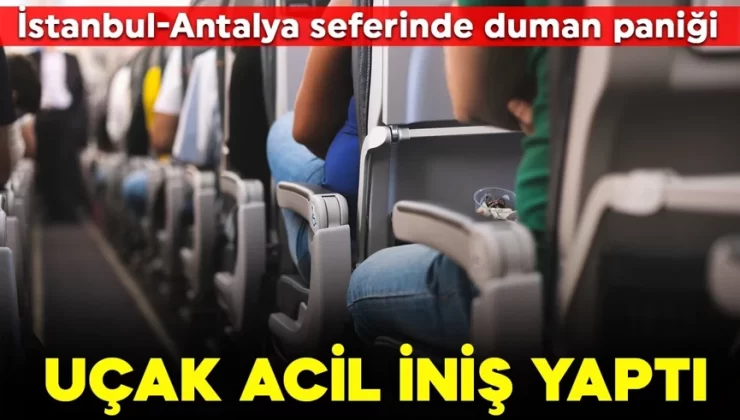 THY uçağı dumanlar içinde kaldı! Büyük tehilke. Yolcular acil tahliye edild
