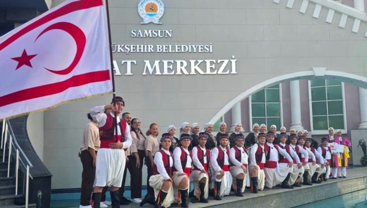 KKTC Bayrağı Samsun’da Gururla Dalgalanıyor