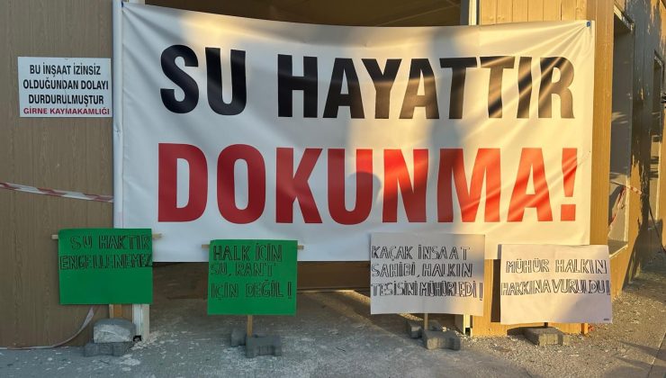 “Dikmen halkının suyu mühürlenemez!”