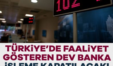 Türkiye’de faaliyet gösteren dev banka kapanıyor!