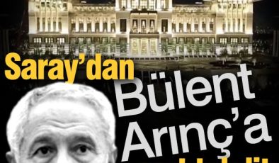 Saray’dan Bülent Arınç’a sert tehdit: Sesini kesse iyi olur