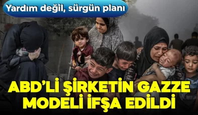 ABD’li şirketten skandal plan! Gazze’de “Yardım” maskesi düşüyor!