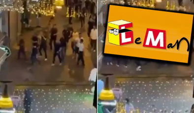 LeMan dergisi çalışanlarının gözaltı süresi uzatıldı. Derginin önüne gelen grup, “Ya Allah, bismillah, Allahu ekber”, “Kahrolsun laiklik, yaşasın şeriat”, “Kafir Leman hesap verecek”, “Kemalist köpekler hesap verecek” gibi sloganlar attı.