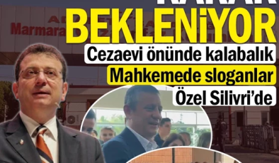 Ekrem İmamoğlu hakim karşısında: Karar bekleniyor… Mahkemede sloganlar… Cezaevi önünde kalabalık