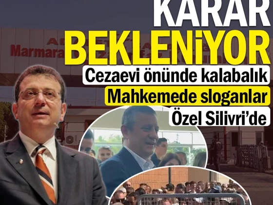 Ekrem İmamoğlu hakim karşısında: Karar bekleniyor… Mahkemede sloganlar… Cezaevi önünde kalabalık