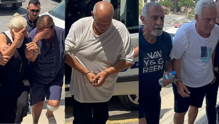 Emlak casusluğu yaptığı iddia edilen 5 Rum 8 gün daha tutuklu kalacak