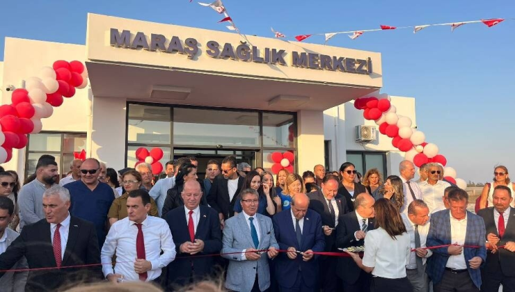 Yeni Maraş Sağlık Merkezi törenle açıldı: