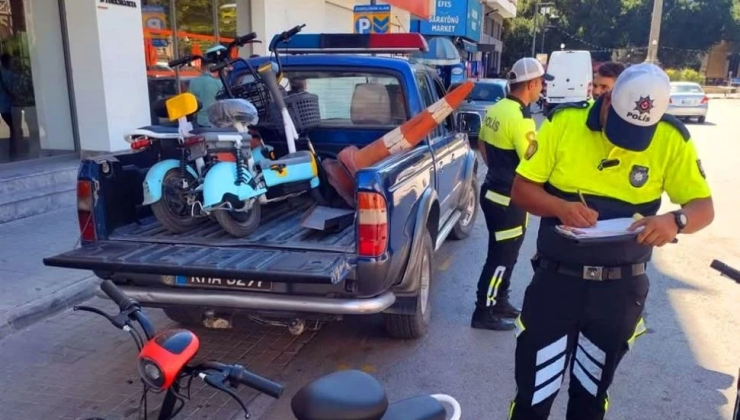 Polis kurallara uymayan 102 Scootere el koydu