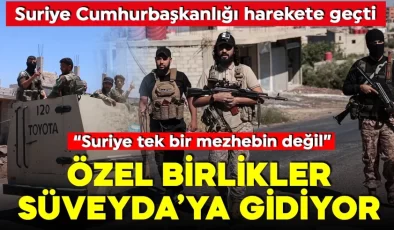 Süveyda kaynıyor! Kıvılcım yangına dönüşüyor. Özel birlik görevlendirildi