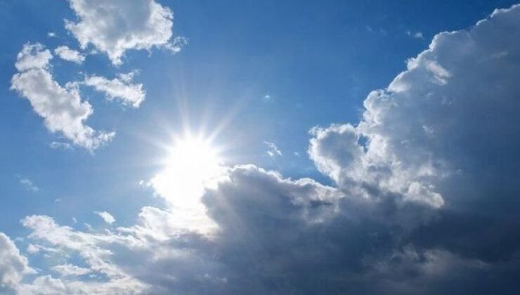 Hava bugün açık ve az bulutlu olacak