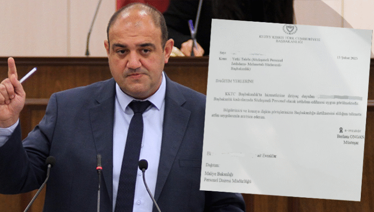 Barçın ”44 kişiyi işten durdurma kararı verilirken 22 kişi Başbakan Yardımcılığı, Turizm, Kültür, Gençlik ve Çevre Bakanlığı’na istihdam edildi