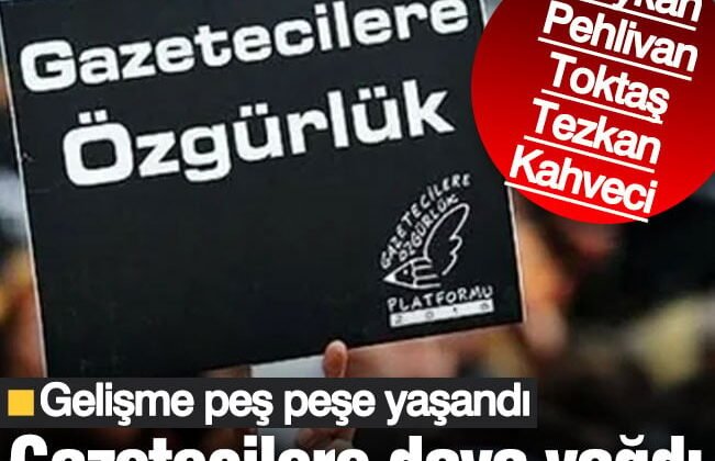 Gazetecilere dava yağdı! Peş peşe gelen ceza talebi
