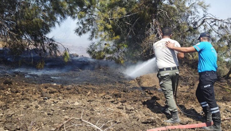 Akdeniz Köyü'ndeki yangın kontrol altında… Ekiplerden yoğun müdahale…