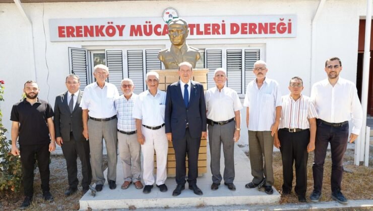 Cumhurbaşkanı Tatar, Erenköy Mücahitleri Derneği’ni ziyaret etti